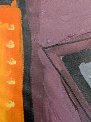 Cuadro abstracto grande ORIGINAL de pintor