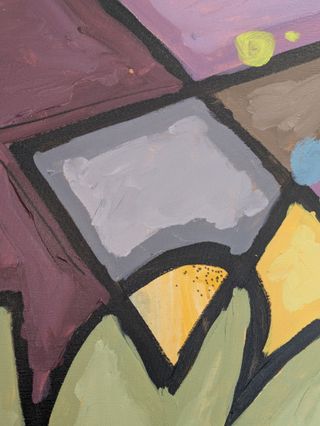 Cuadro abstracto grande ORIGINAL de pintor