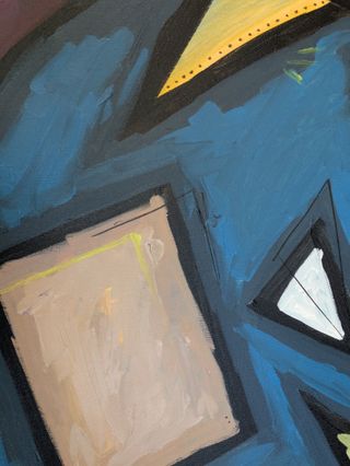 Cuadro abstracto grande ORIGINAL de pintor