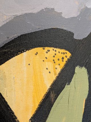 Cuadro abstracto grande ORIGINAL de pintor