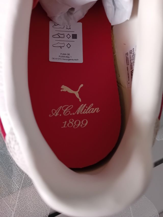 Puma Sneakers Uomo - Bianche e Rosse