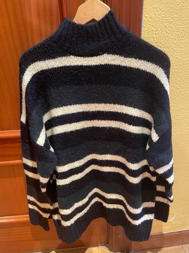 Jersey rayas blanco-negro