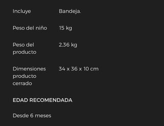 Trona Chicco portátil