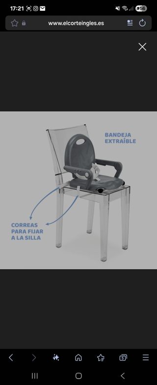 Trona Chicco portátil