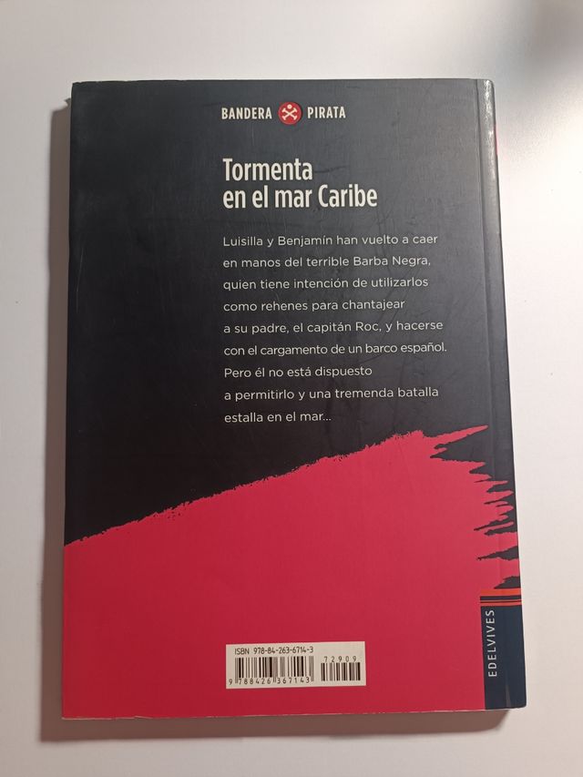 Tormenta en el mar Caribe (Bandera pirata/ Pira...