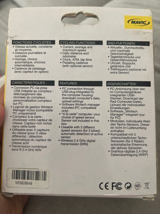 Mavic Wintech USB: Ciclismo