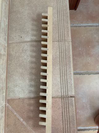 Organizador DVD de madera, 17 baldas