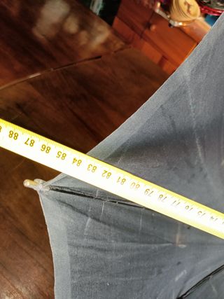 Paraguas antiguo negro