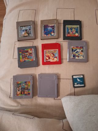 Lote juegos Game Boy y Nintendo DS