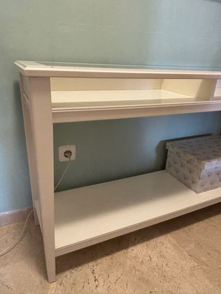 Recibidor blanco Ikea - Mueble recibidor