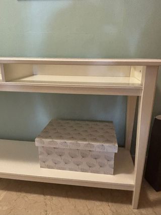 Recibidor blanco Ikea - Mueble recibidor