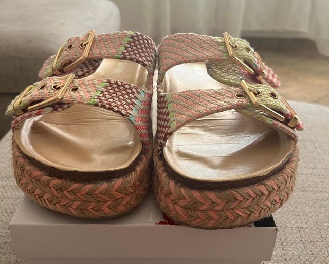 Sandali  tipo Birkenstock rosa