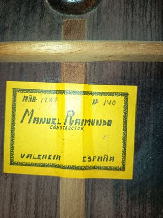 Guitarra clásica Raimundo 140 (1989)