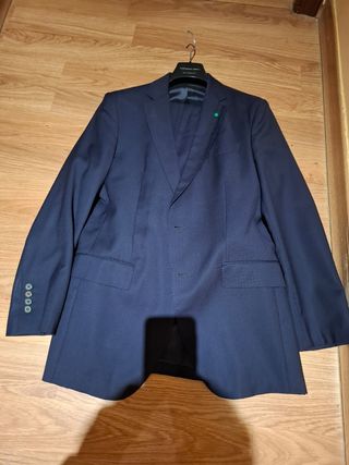 Traje Purificación García azul - talla 50
