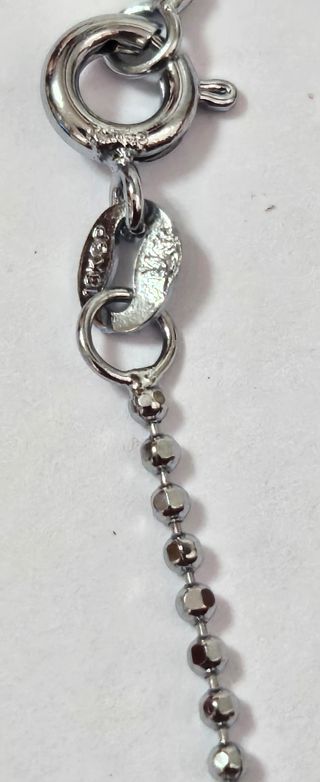 3 Cadenas plateadas 44cm.