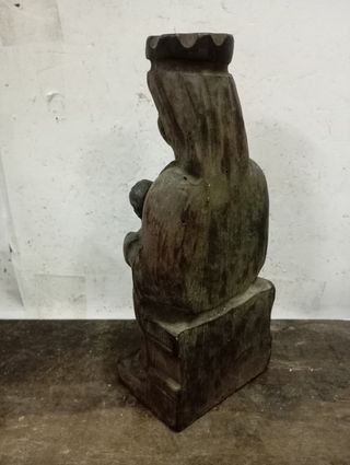 Figura Virgen con Niño Románica