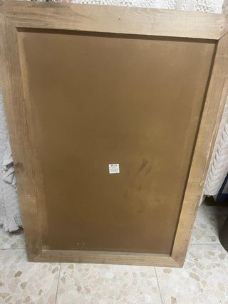 Cuadro palmera madera