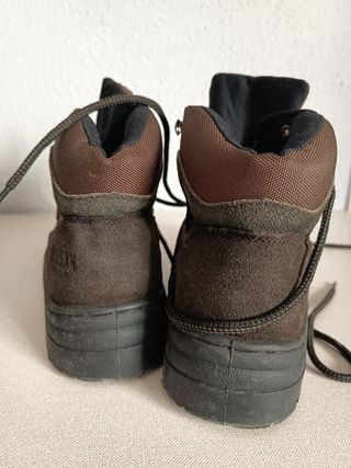 Botas montaña marrón mujer