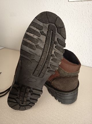 Botas montaña marrón mujer