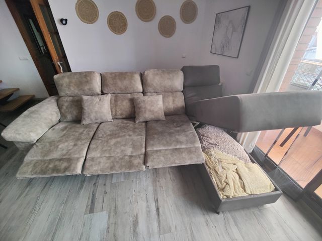 Chaiselongue 4 plazas reclinables