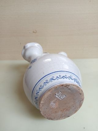 Vaso J&J blu e bianco