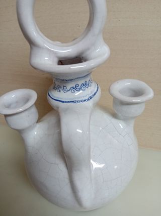 Vaso J&J blu e bianco