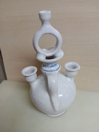 Vaso J&J blu e bianco