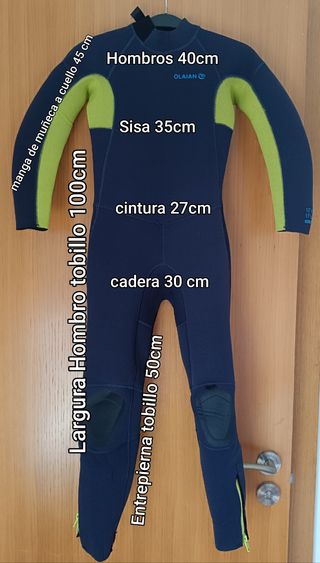 Traje neopreno 4:3 niñ@ 8 años Olaian