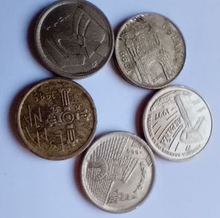 Monedas 5 pesetas 