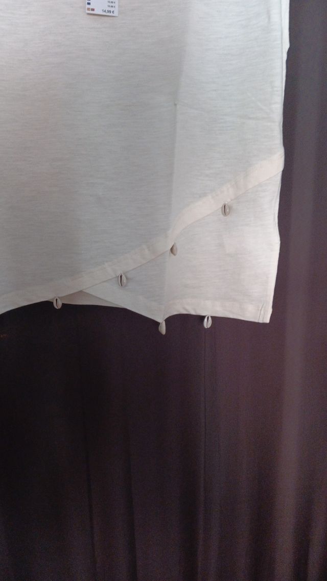 Blusa blanca talla XL