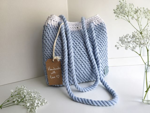 Bolso crochet hecho a mano