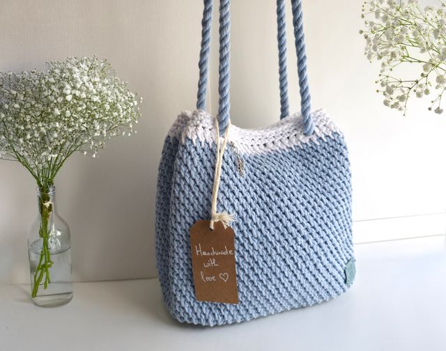 Bolso crochet hecho a mano