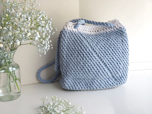 Bolso crochet hecho a mano