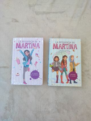 2 libros La diversión de Martina 