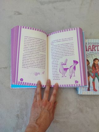 2 libros La diversión de Martina 