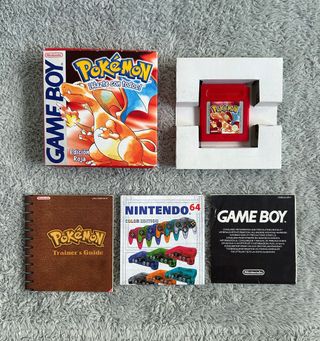 Pokemon rojo ORIGINAL COMPLETO