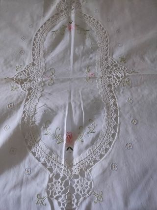 Copriletto matrimoniale cotone bianco