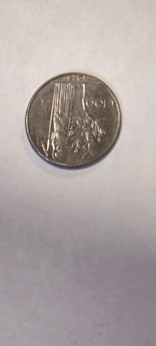 Moneda 100 Liras Italia