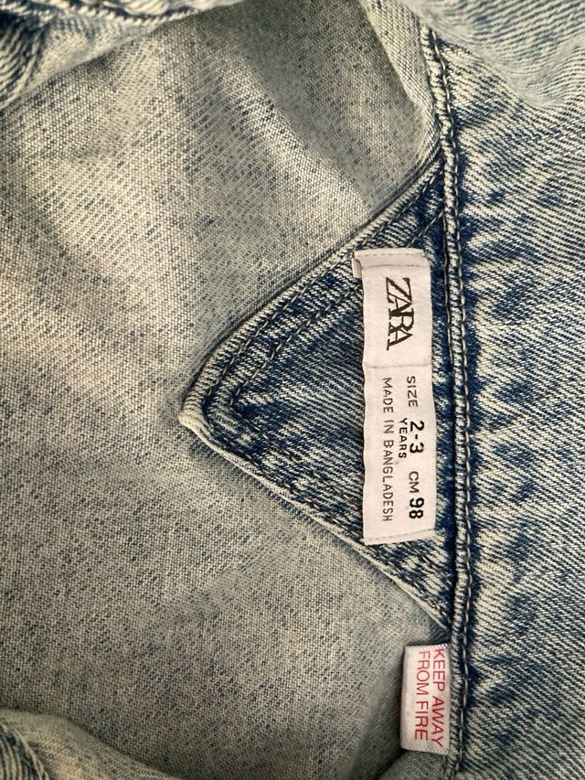 Cazadora vaquera niño Zara 2-3 años