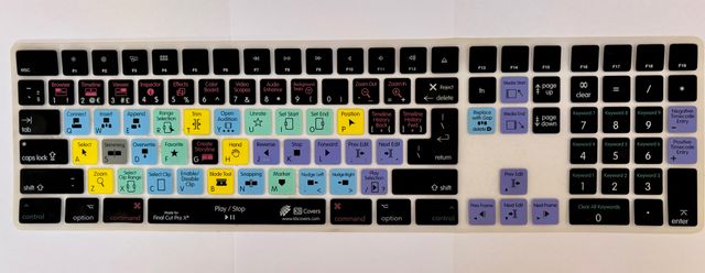 Funda teclado Final Cut Pro X KB Covers