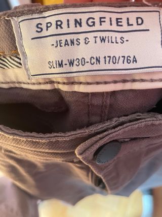 Pantalón Springfield gris hombre