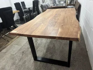 Mesa comedor acacia maciza 180x90
