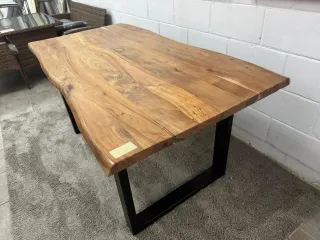 Mesa comedor acacia maciza 180x90