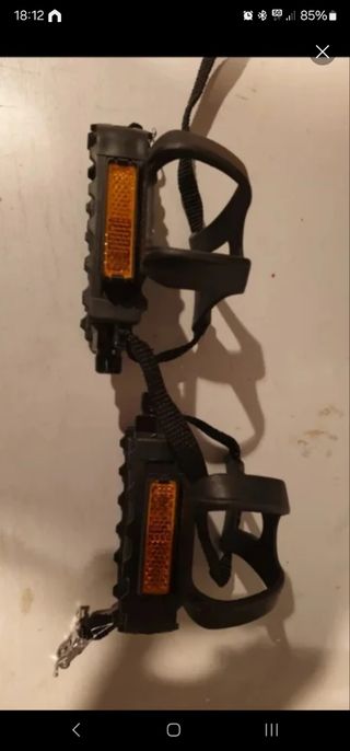 Pedales bici con rastrales, nuevos sin usar