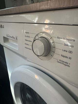 Lavadora LG 8kg + Secadora Bosch 8kg