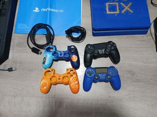 PS4  Azul  + Accesorios. Versión 12.50