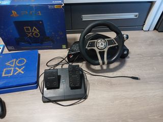 PS4  Azul  + Accesorios. Versión 12.50