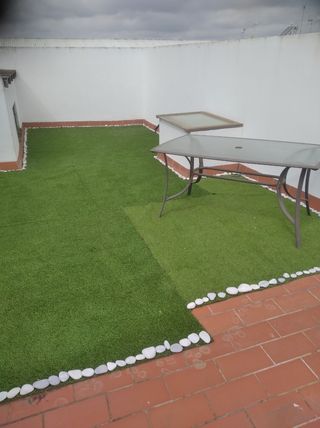 Cesped artificial - Jardin terraza
