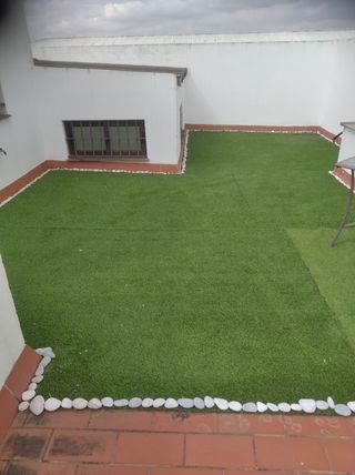 Cesped artificial - Jardin terraza