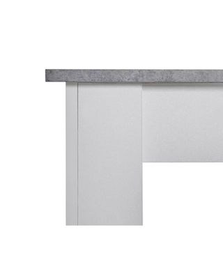 Mesa Comedor Gris y Blanca, nueva 120x80x75